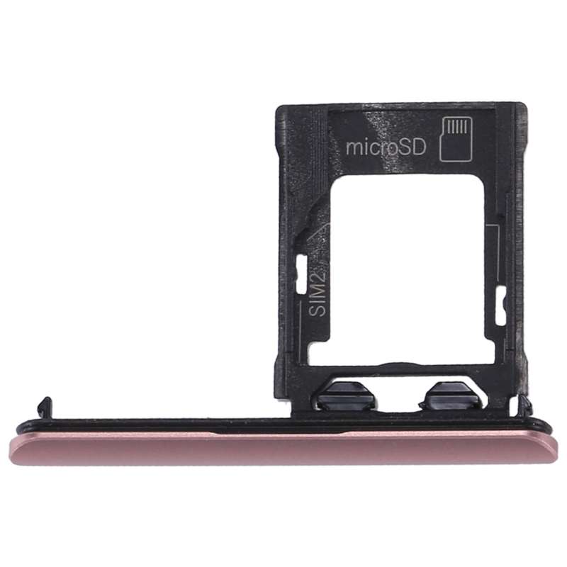 SIM / Micro SD Card Tray, Double Tray for Sony Xperia XZ1(Black)
