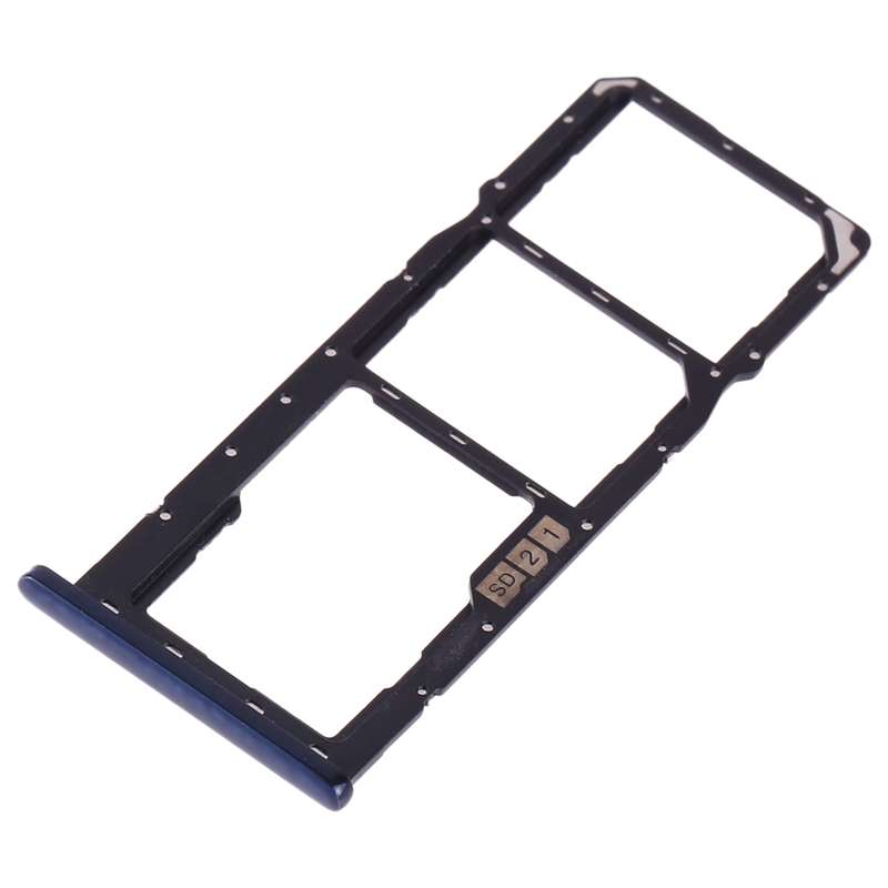 SIM Card Tray + SIM Card Tray + Micro SD Card Tray for Asus ZenFone Max Pro (M2) ZB631KL(Black)
