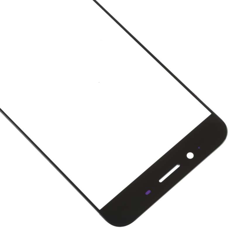 For OPPO R9s Front Screen Outer Glass Lens (Black)