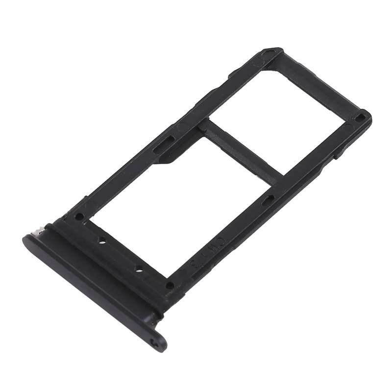 SIM Card Tray + SIM Card Tray / Micro SD Card Tray for HTC U11+(Black)