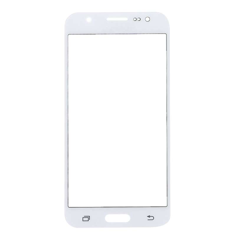 For Galaxy J5 / J500 Front Screen Outer Glass Lens (Black)