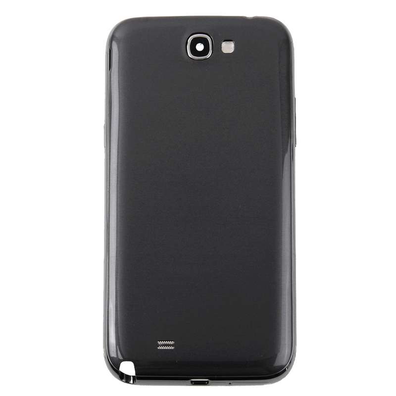 For Galaxy Note II / N7100 Middle Frame Bezel + Battery Back Cover (Black)