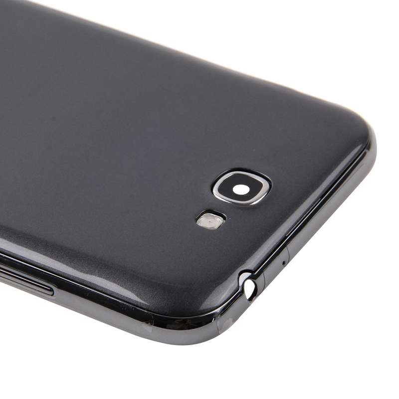 For Galaxy Note II / N7100 Middle Frame Bezel + Battery Back Cover (Black)
