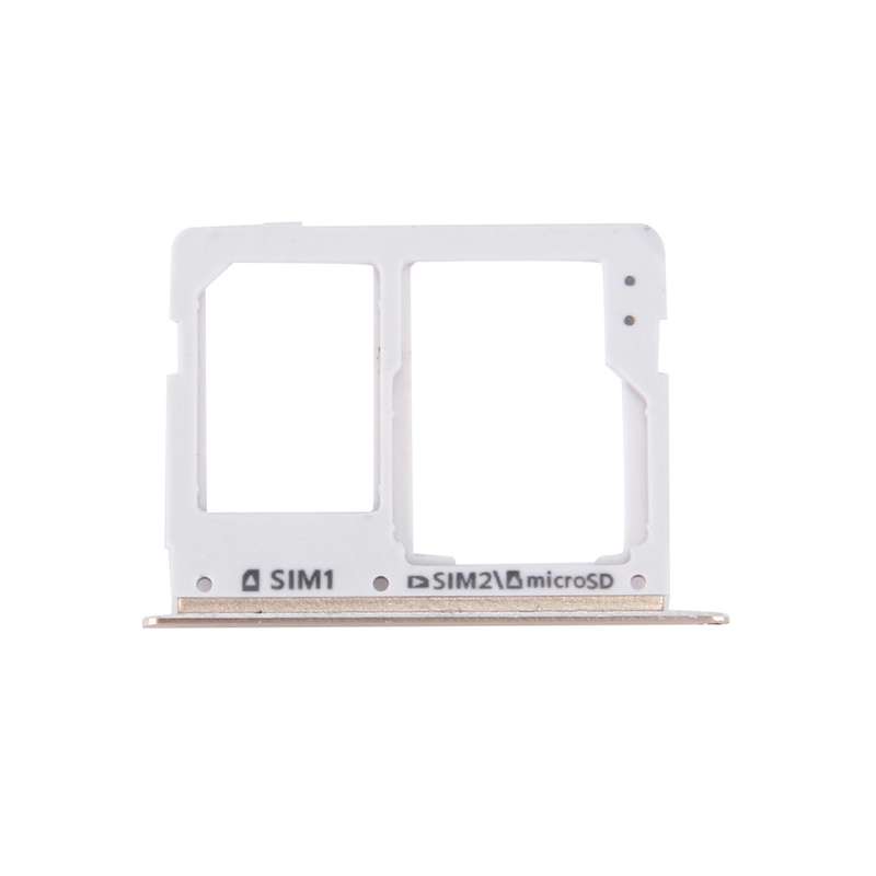 For Galaxy C5 / C5000 SIM Card Tray + Micro SD / SIM Card Tray (Gold)