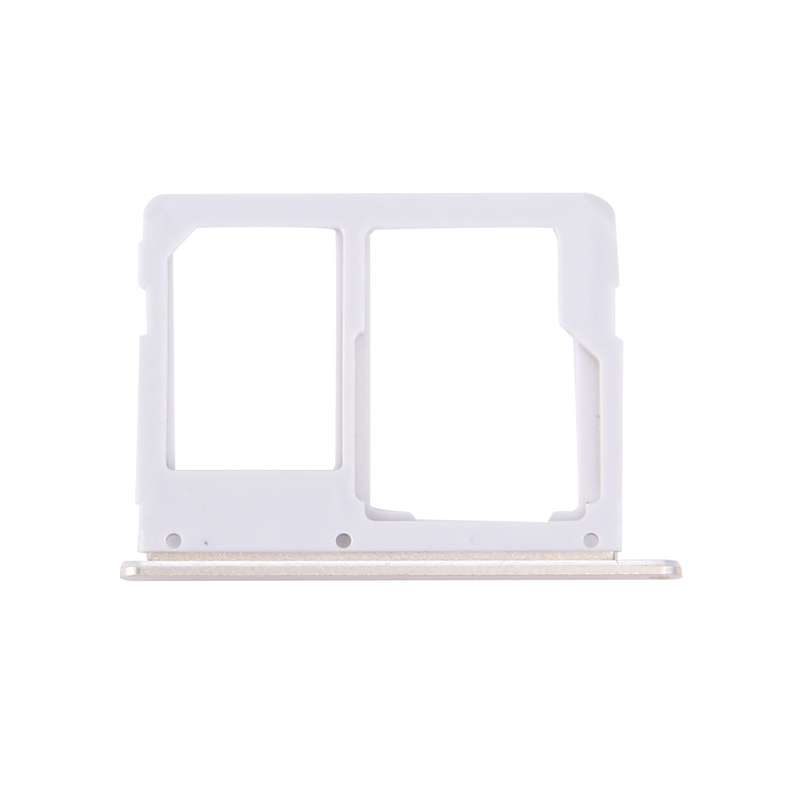 For Galaxy C7 / C7000 SIM Card Tray + Micro SD / SIM Card Tray (Gold)