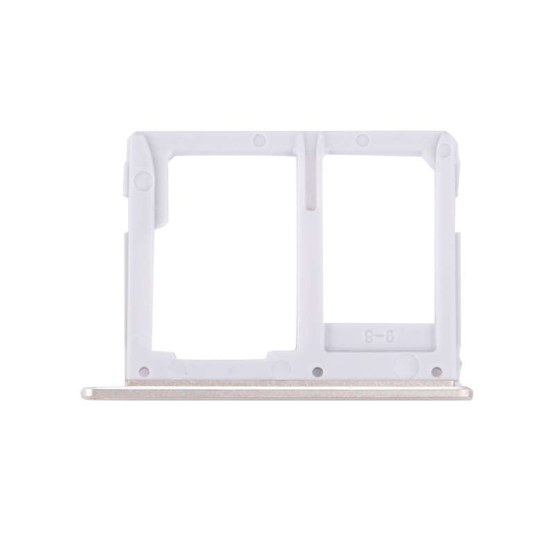 For Galaxy C7 / C7000 SIM Card Tray + Micro SD / SIM Card Tray (Gold)