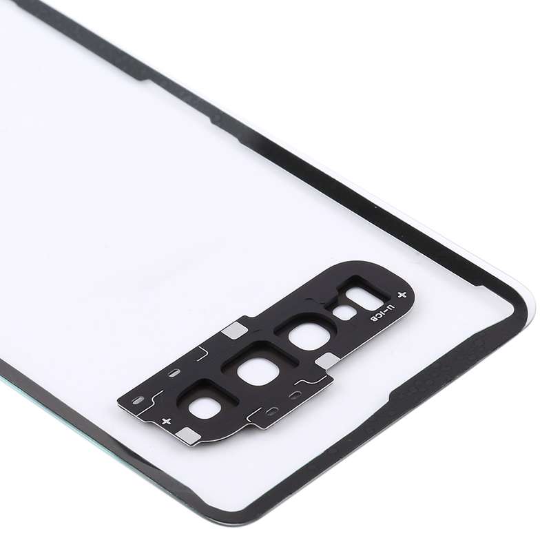 For Samsung Galaxy S10 G973F/DS G973U G973 SM-G973 Transparent Battery Back Cover with Camera Lens C