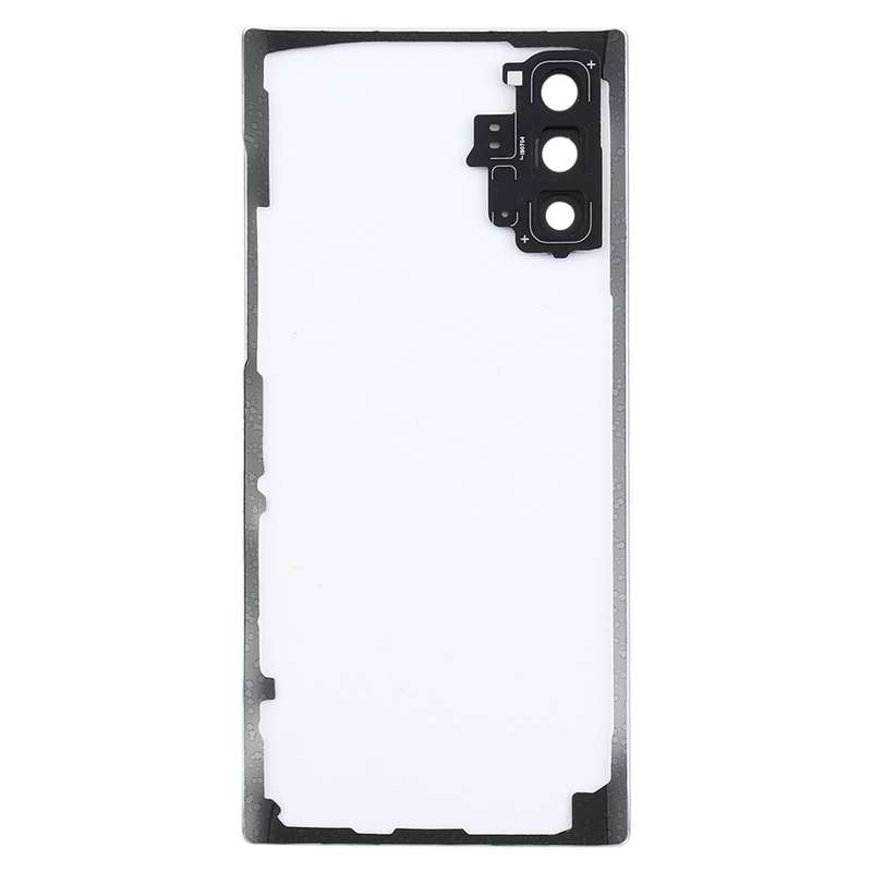 For Samsung Galaxy Note 10 N970 N9700 Transparent Battery Back Cover with Camera Lens Cover (Transpa