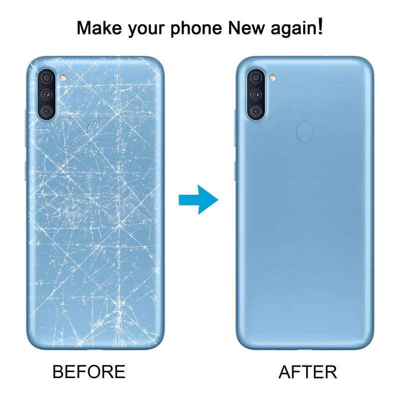 For Samsung Galaxy A11 Battery Back Cover (Black)
