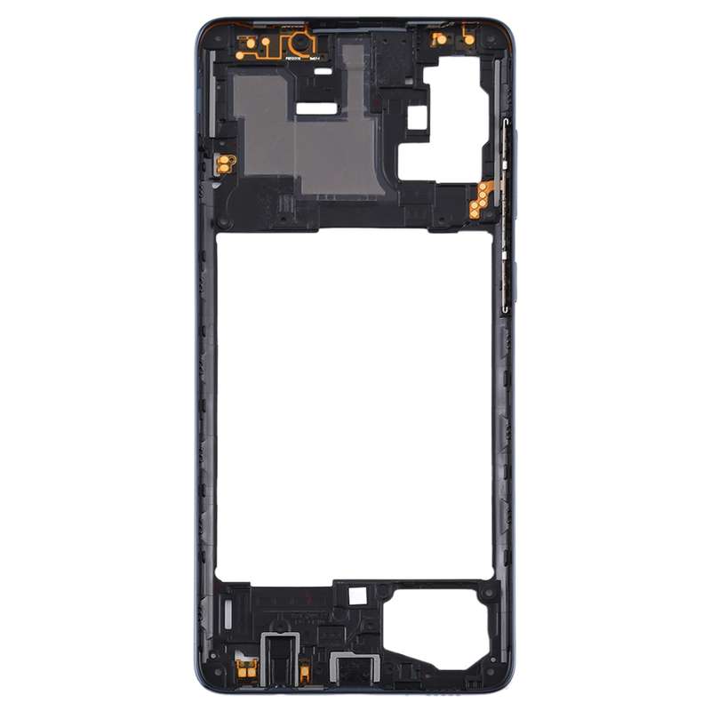 For Samsung Galaxy A71 Middle Frame Bezel Plate (Black)