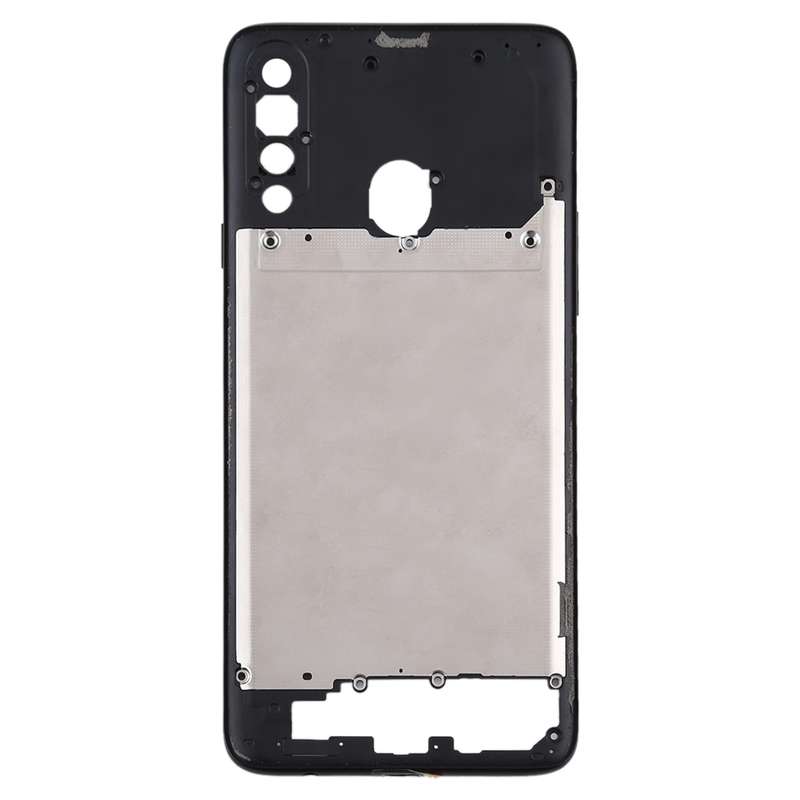 For Samsung Galaxy A20s Middle Frame Bezel Plate (Black)