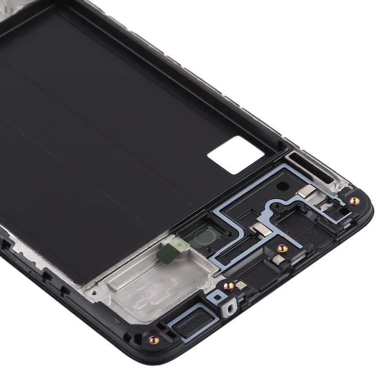 For Samsung Galaxy A51 Front Housing LCD Frame Bezel Plate (Black)