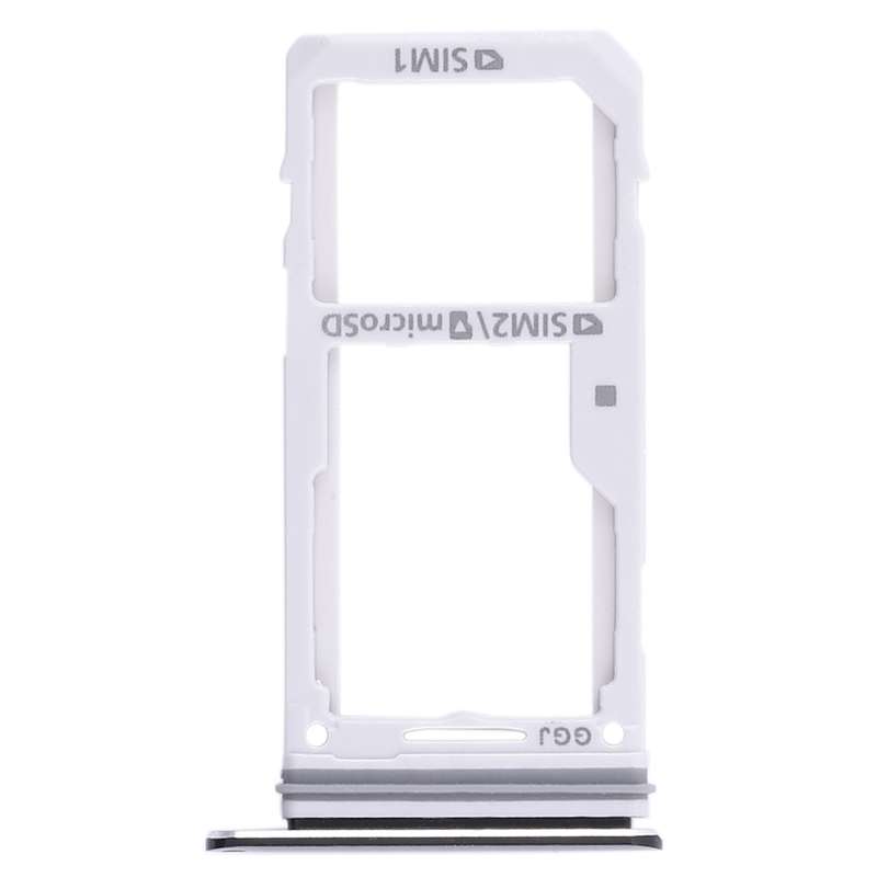 For Galaxy Note 8 2 SIM Card Tray / Micro SD Card Tray (Grey)
