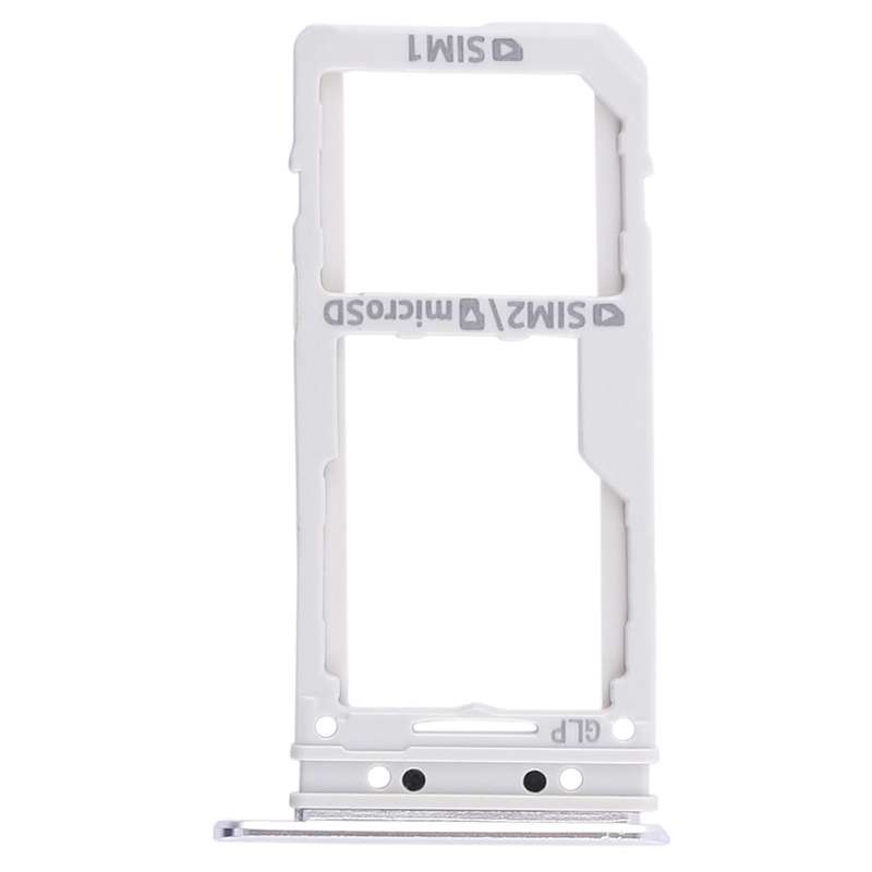 For Galaxy Note 8 2 SIM Card Tray / Micro SD Card Tray (Grey)