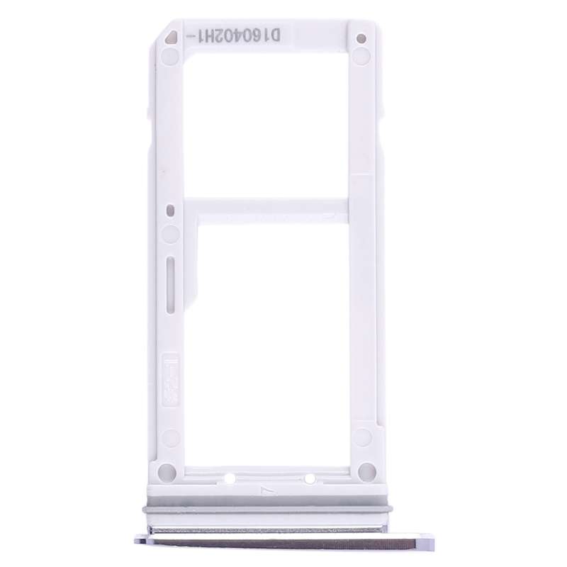 For Galaxy S7 2 SIM Card Tray / Micro SD Card Tray (White)