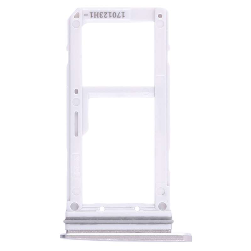 For Galaxy S7 2 SIM Card Tray / Micro SD Card Tray (White)