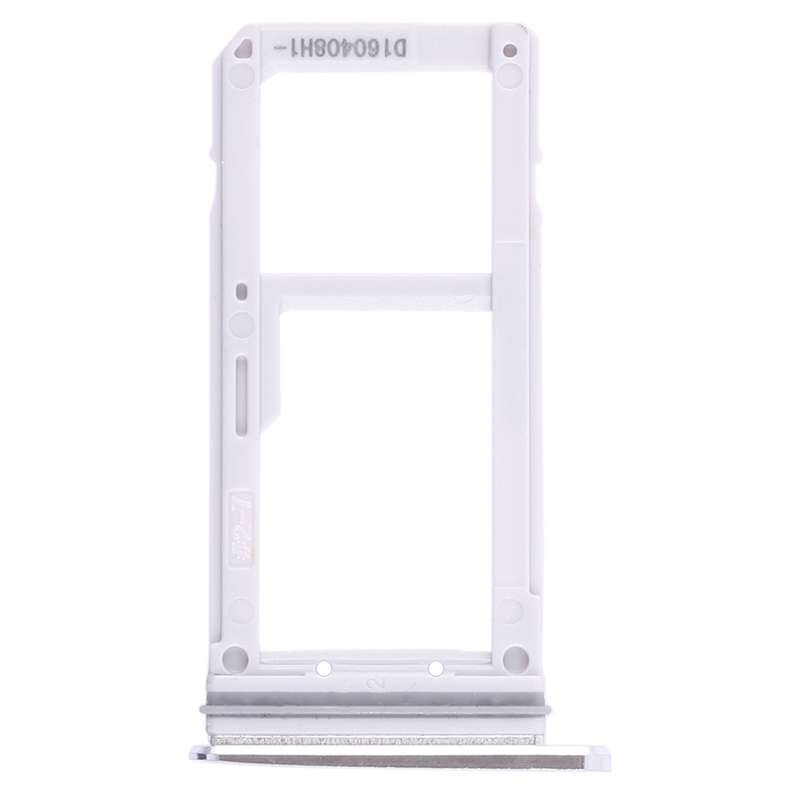 For Galaxy S7 2 SIM Card Tray / Micro SD Card Tray (White)
