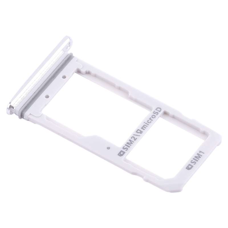 For Galaxy S7 2 SIM Card Tray / Micro SD Card Tray (Black)