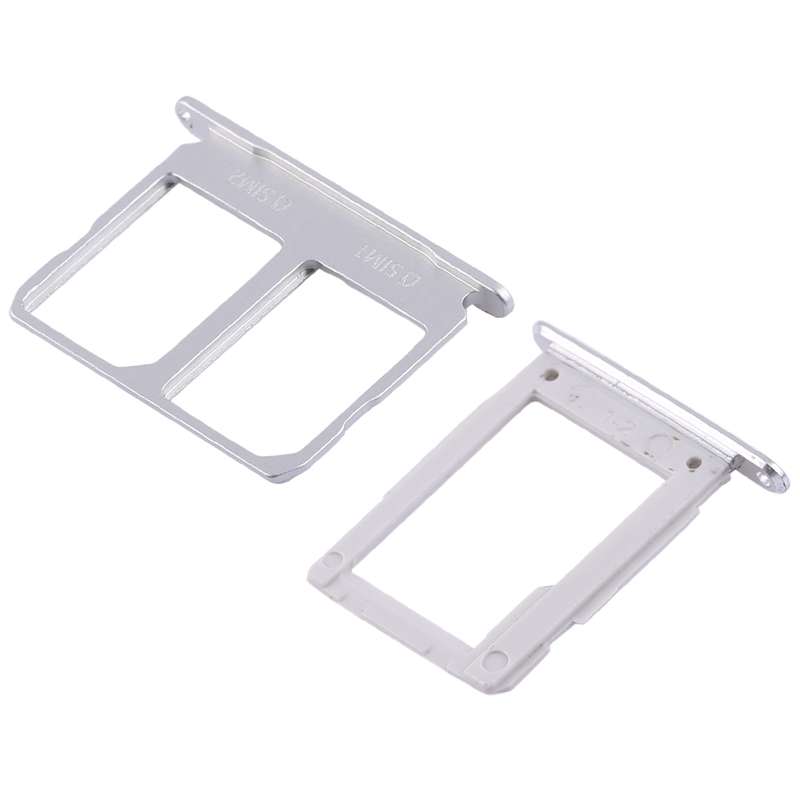 For Galaxy A9100 / A9 (2016) 2 SIM Card Tray + Micro SD Card Tray (Gold)