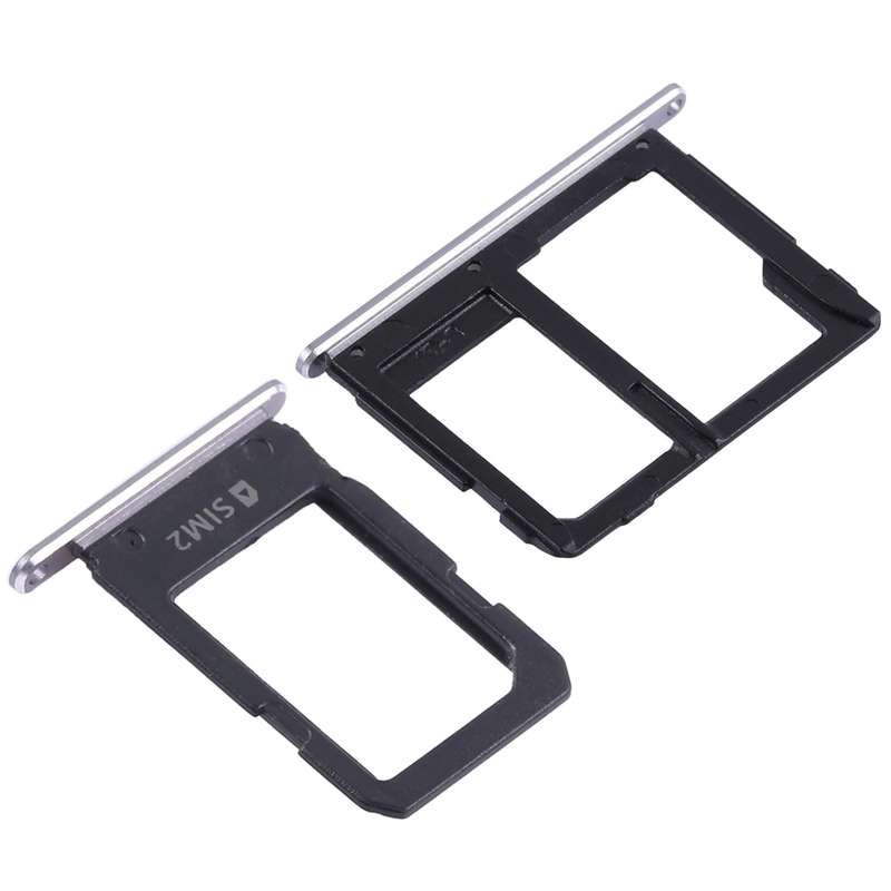 For Galaxy A9100 / A9 (2016) 2 SIM Card Tray + Micro SD Card Tray (Gold)