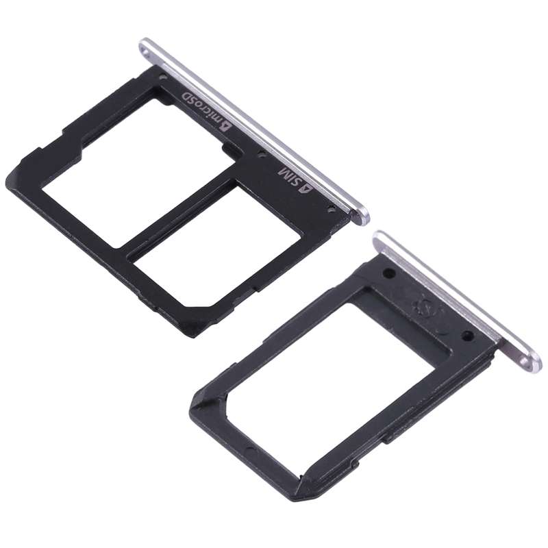 For Galaxy A5108 / A7108 2 SIM Card Tray + Micro SD Card Tray (Grey)