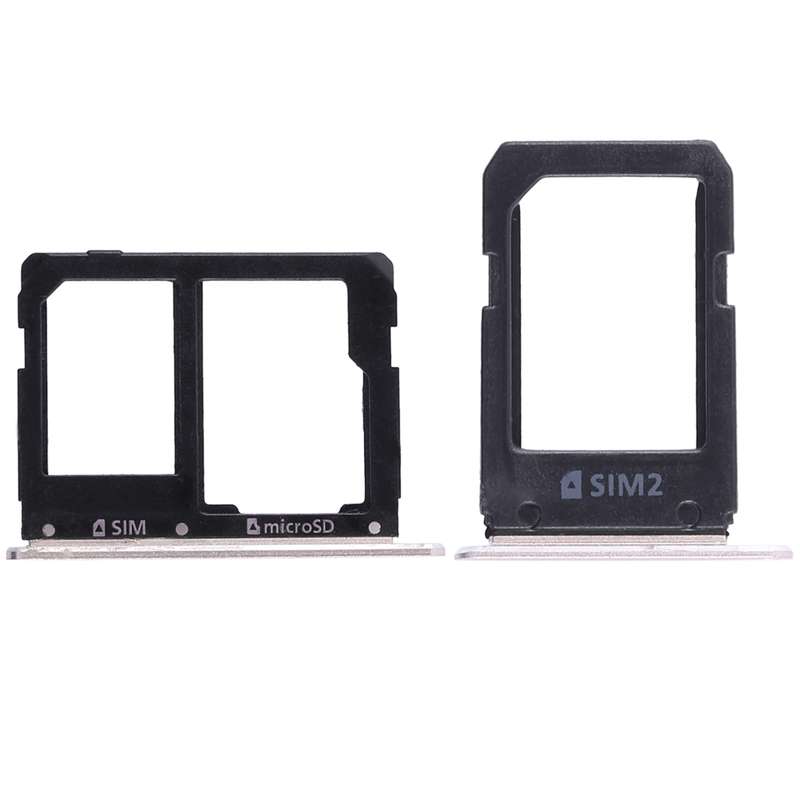 For Galaxy A5108 / A7108 2 SIM Card Tray + Micro SD Card Tray (Grey)