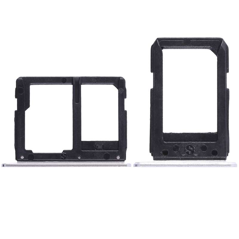 For Galaxy A5108 / A7108 2 SIM Card Tray + Micro SD Card Tray (Grey)