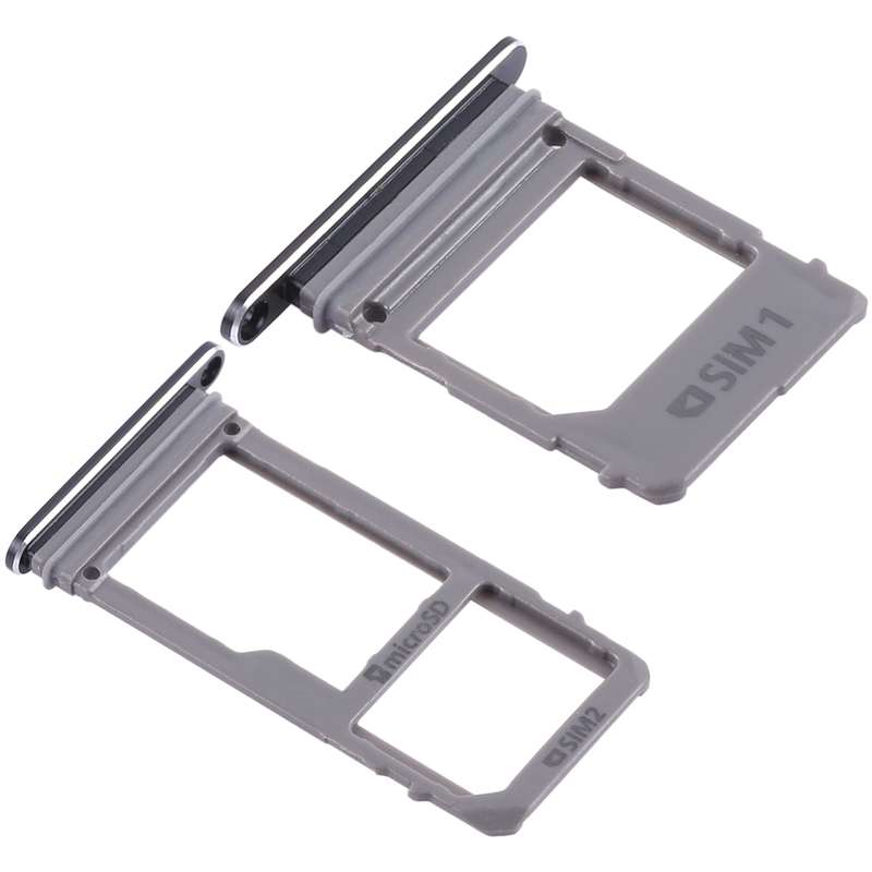 For Galaxy A520 / A720 2 SIM Card Tray + Micro SD Card Tray (Gold)