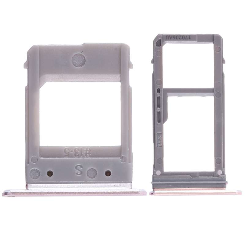 For Galaxy A520 / A720 2 SIM Card Tray + Micro SD Card Tray (Gold)