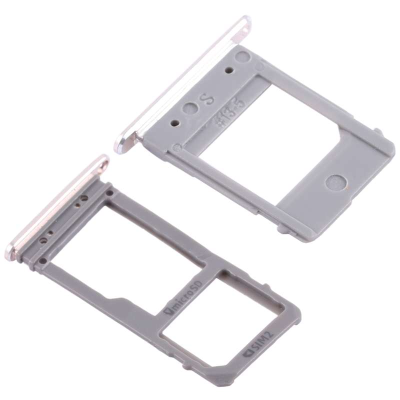 For Galaxy A5108 / A7108 2 SIM Card Tray + Micro SD Card Tray (Grey)