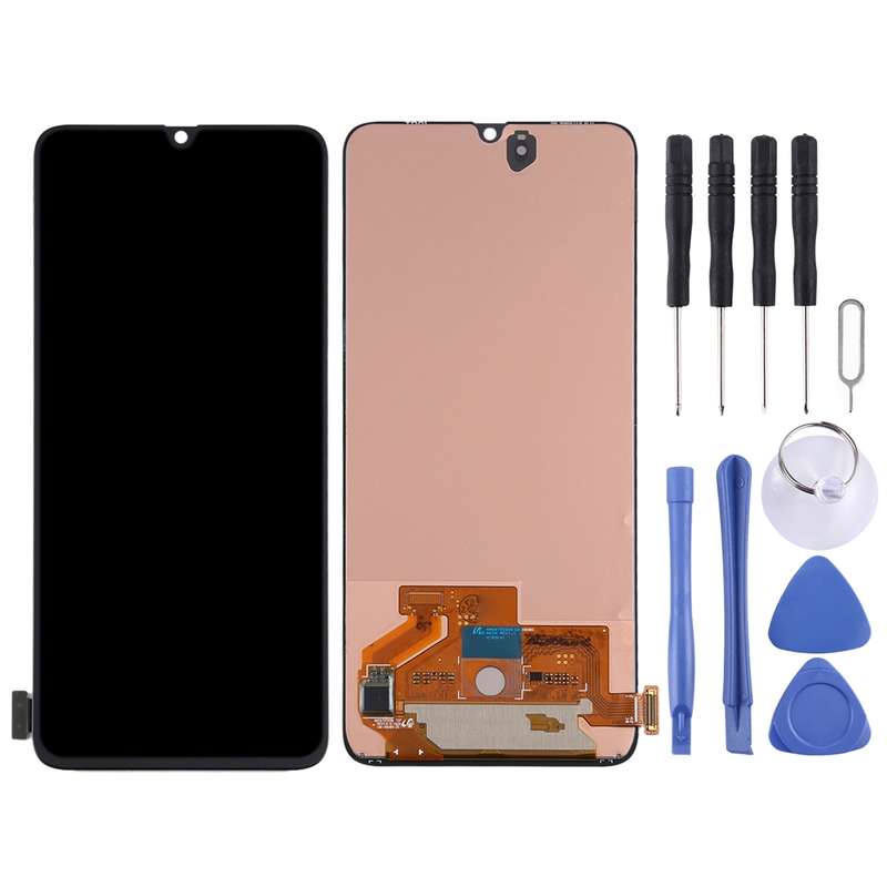 Super AMOLED LCD Screen for Samsung Galaxy A90 5G SM-A908B with Digitizer Full Assembly (Black)
