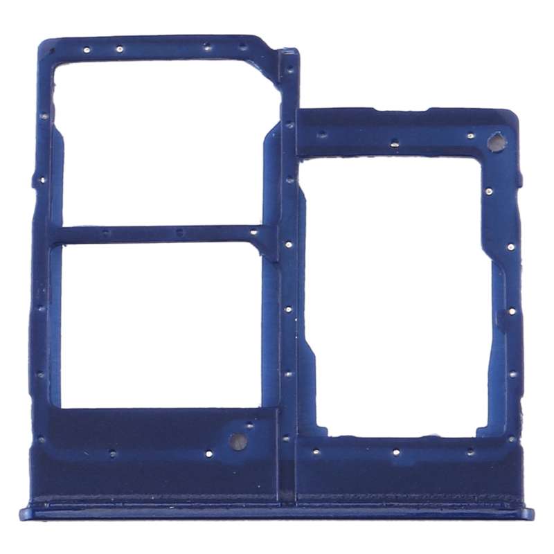 For Samsung Galaxy A20e SIM Card Tray + SIM Card Tray + Micro SD Card Tray (Blue)