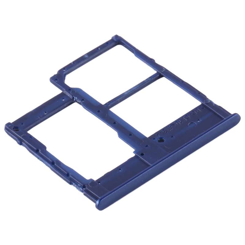 For Samsung Galaxy A60 SIM Card Tray + SIM Card Tray / Micro SD Card Tray (Blue)