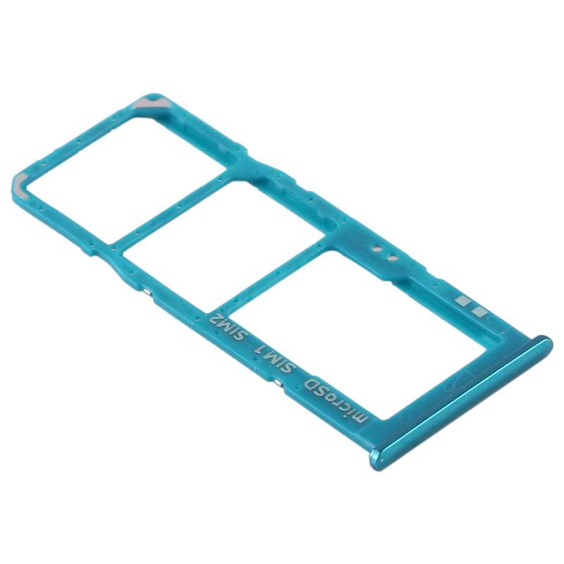 For Samsung Galaxy A30s SIM Card Tray + SIM Card Tray + Micro SD Card Tray (Black)