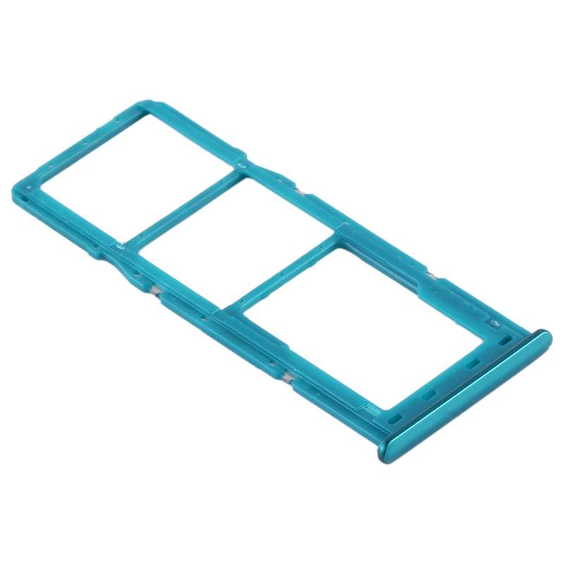 For Samsung Galaxy A30s SIM Card Tray + SIM Card Tray + Micro SD Card Tray (Black)