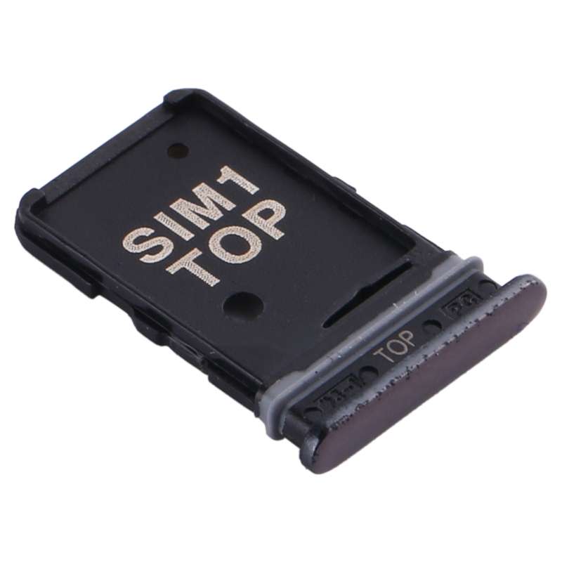 For Samsung Galaxy A30s SIM Card Tray + SIM Card Tray + Micro SD Card Tray (Black)