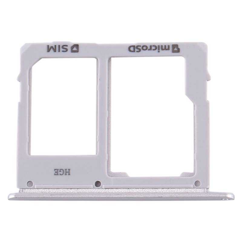 For Samsung Galaxy Tab S5e SM-T725 SIM Card Tray + Micro SD Card Tray (Black)