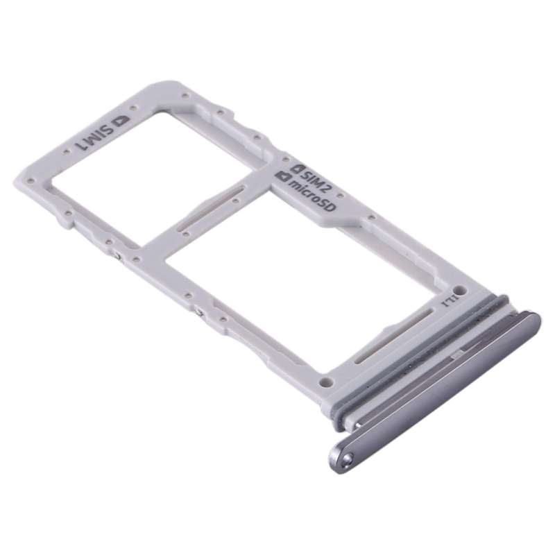 For Samsung Galaxy S20+ / Galaxy S20 Ultra SIM Card Tray + SIM Card Tray / Micro SD Card Tray (Grey)