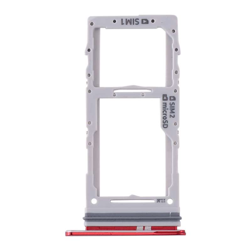 For Samsung Galaxy S20+ / Galaxy S20 Ultra SIM Card Tray + SIM Card Tray / Micro SD Card Tray (Pink)
