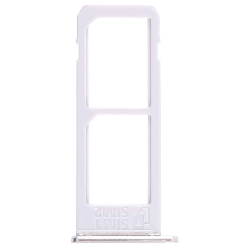 For Galaxy S6 Edge plus / S6 Edge+ 2 SIM Card Tray (Grey)