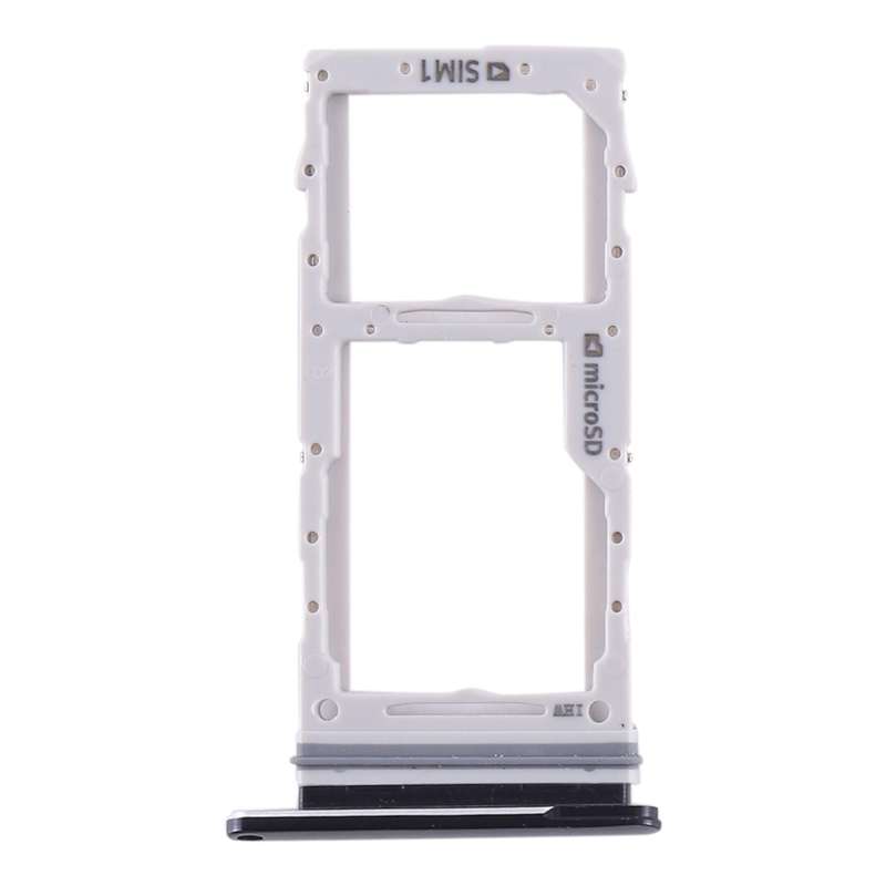 For Samsung Galaxy S20 SIM Card Tray + SIM Card Tray / Micro SD Card Tray (Black)