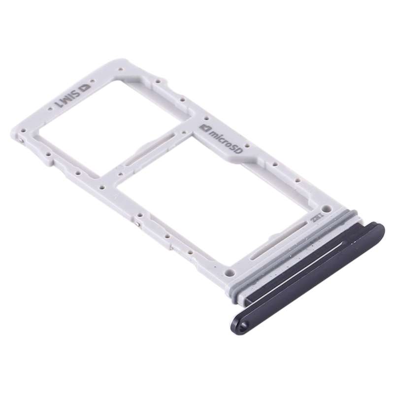 For Samsung Galaxy S20 SIM Card Tray + SIM Card Tray / Micro SD Card Tray (Black)