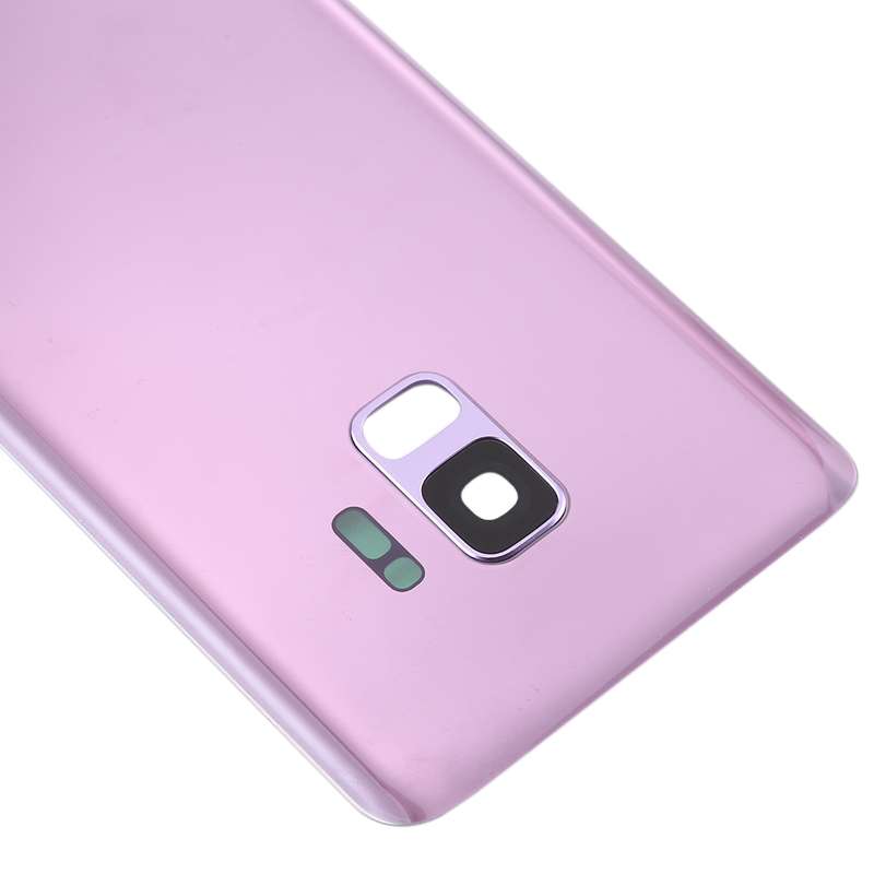 For Galaxy S9 Battery Back Cover with Camera Lens (Grey)