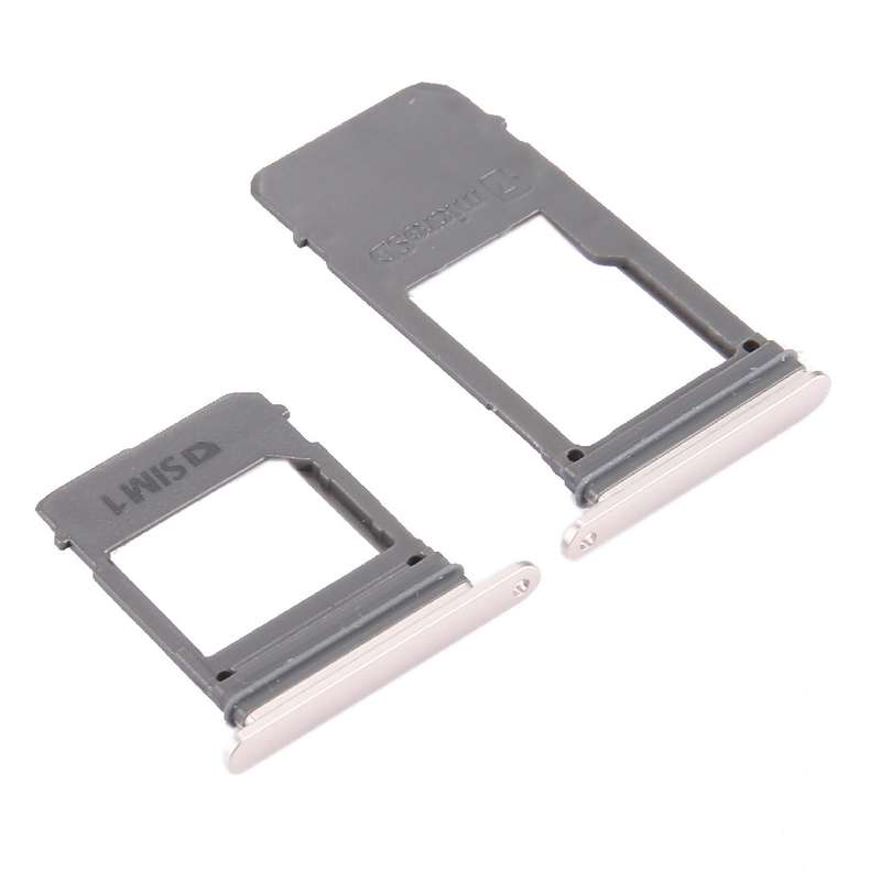 For Galaxy A5 (2017) / A520 & A7 (2017) / A720 SIM Card Tray + Micro SD Card Tray, Single Card (Pink