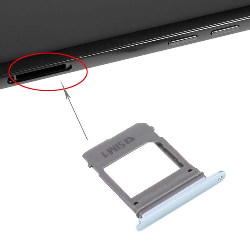 For Galaxy A5 (2017) / A520 & A7 (2017) / A720 SIM Card Tray + Micro SD Card Tray, Single Card (Blac