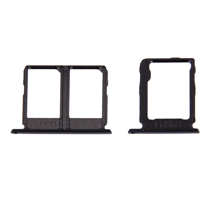 For Galaxy C9 Pro / C9000 SIM Card Tray + Micro SD Card Tray (Rose Gold)