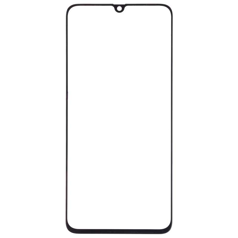 For Galaxy A70 Front Screen Outer Glass Lens (Black)
