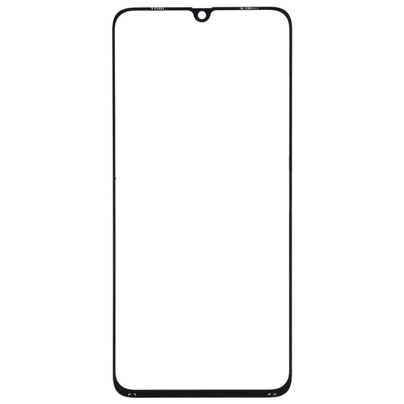 For Galaxy A70 Front Screen Outer Glass Lens (Black)
