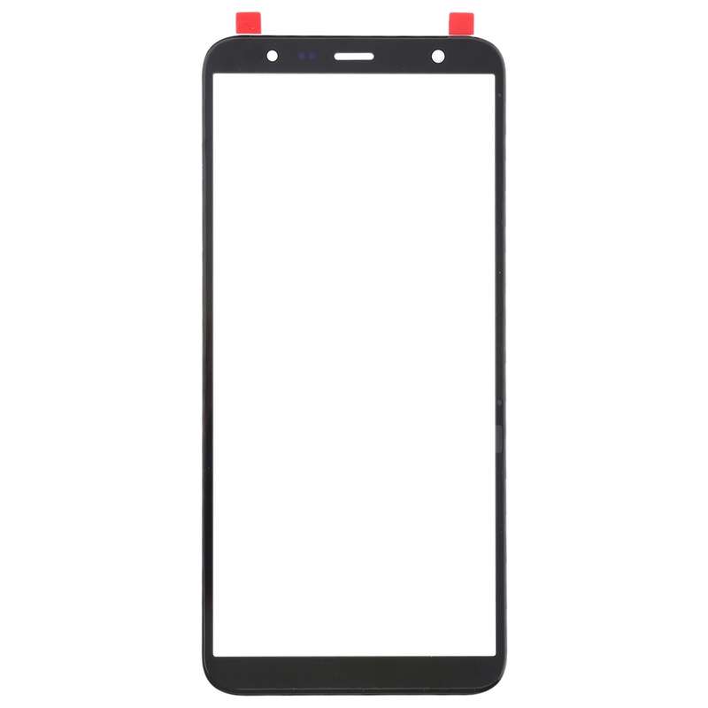 For Galaxy J4+ / J6+ / J610 Front Screen Outer Glass Lens (Black)