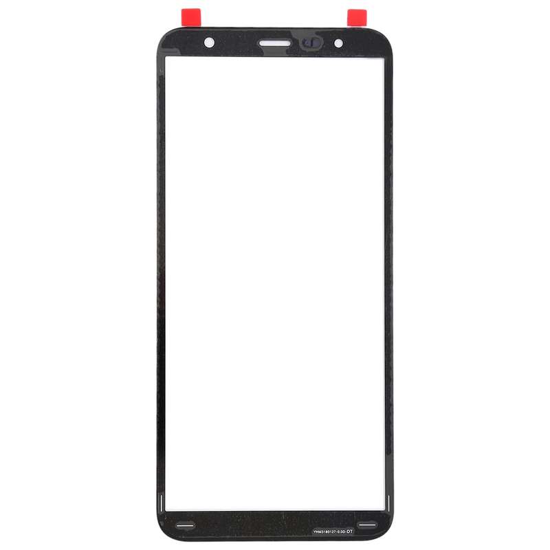 For Galaxy J4+ / J6+ / J610 Front Screen Outer Glass Lens (Black)